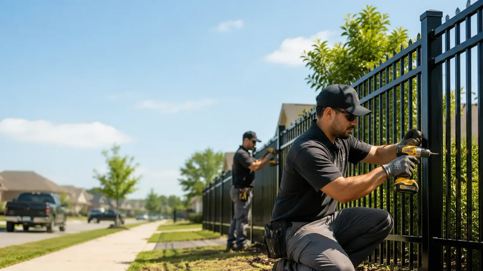 Metal Fence Installation in Alma Center, WI
